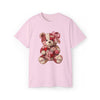 Valentines Day Huggable Teddy Bear- Unisex Ultra Cotton Tee