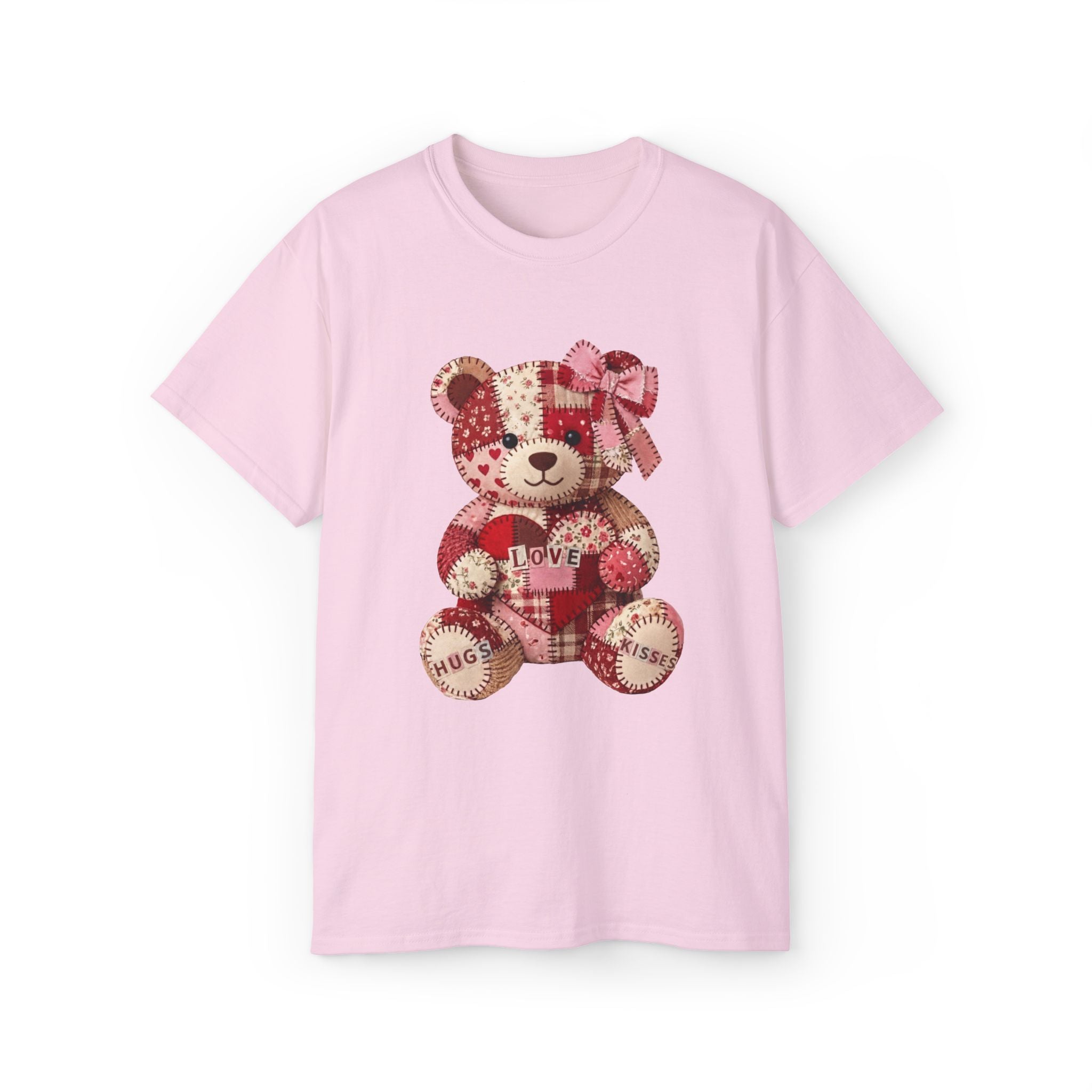Valentines Day Huggable Teddy Bear- Unisex Ultra Cotton Tee