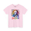MLK Jr. Never Give Up - Unisex Heavy Cotton Tee