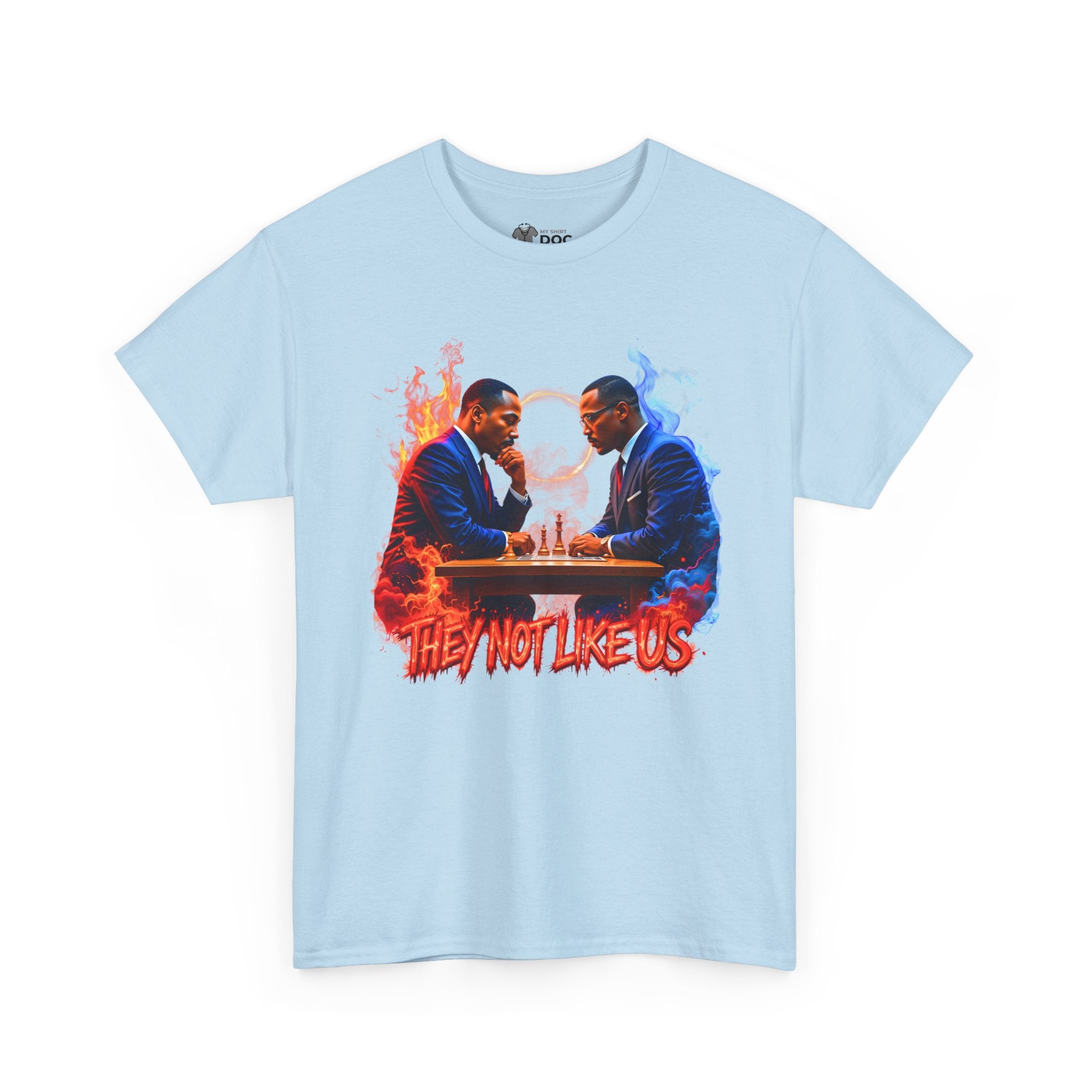 MLK & Malcom X They Not Like Us - Unisex Heavy Cotton Tee