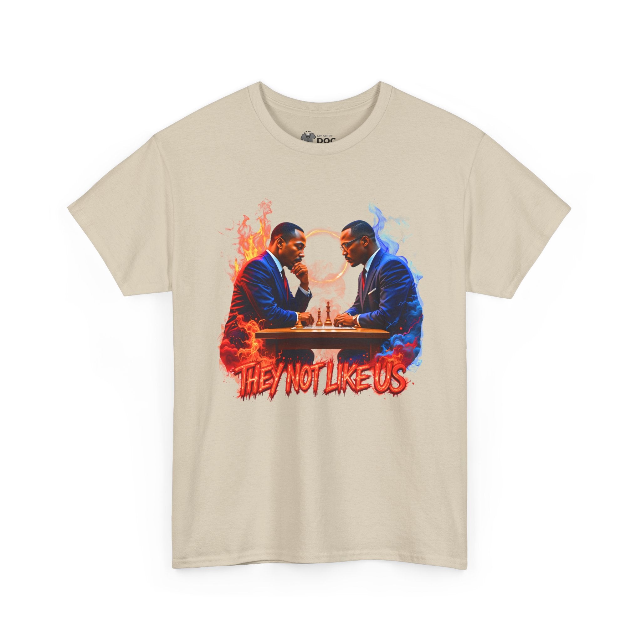 MLK & Malcom X They Not Like Us - Unisex Heavy Cotton Tee